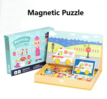 Giá tốt. Ước tính học tập từ tính giáo dục Jigsaw Puzzle Bảng Đồ giao thông quần áo cho trẻ em trực tuyến