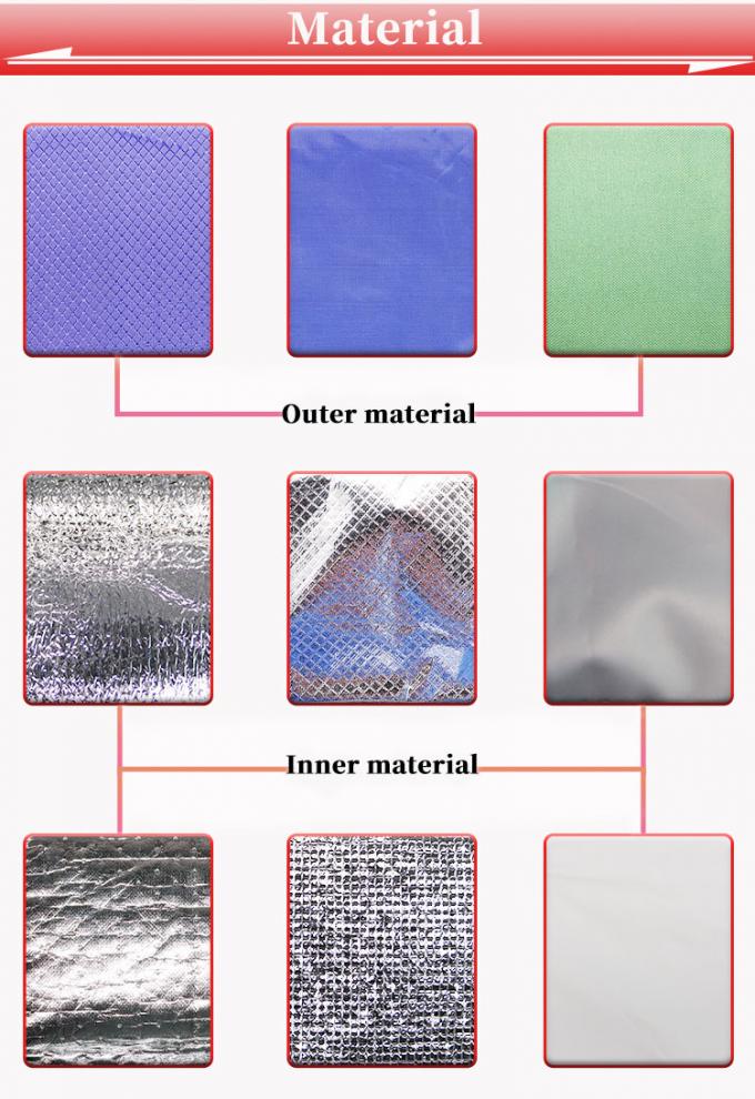 Candy Color Insulation Cooler Bag Thermal Bento Box Thẻ mang theo với in tùy chỉnh 0