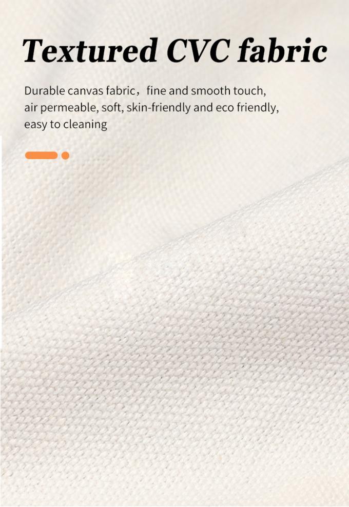Tương thích với môi trường 6oz 175gsm Thẻ vải bông tự nhiên tái sử dụng Capacity lớn cho tạp hóa 5