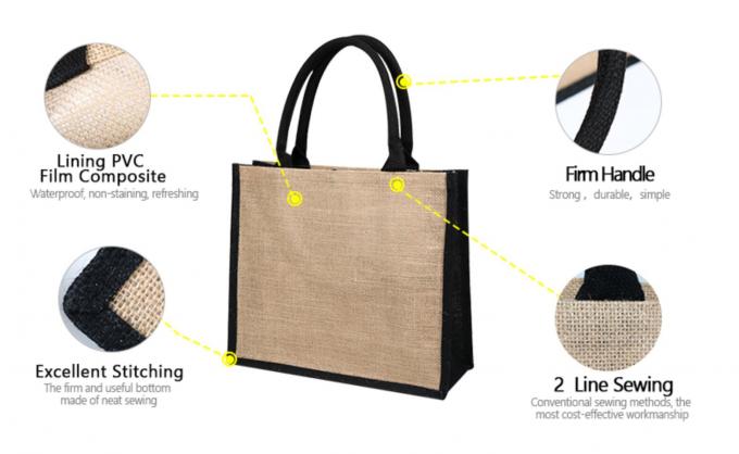 Túi Tote Jute in tùy chỉnh 2