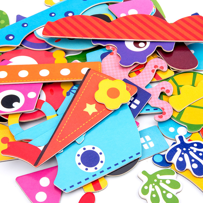 Nhận dạng số trước trường học Magnetic Jigsaw Puzzle Book For 3 Year Olds Kids 2