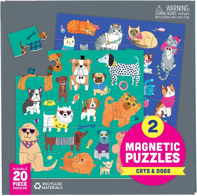 Mèo Chó Khẩu giải Ma tính 6,5 x 6,5" Đa màu 0